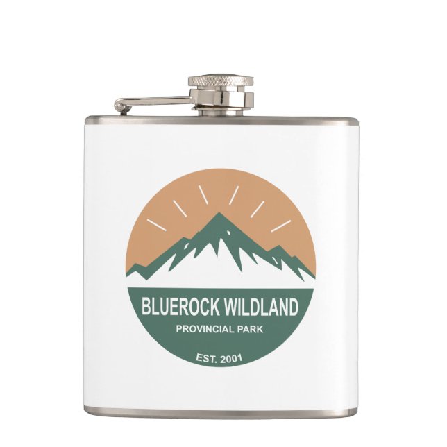  Bluerock Wildland Provincial Park Hip Flask (Front)