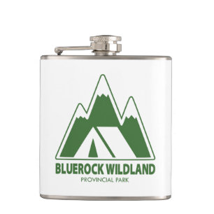 Bluerock Wildland Provincial Park Mountain Camping Hip Flask