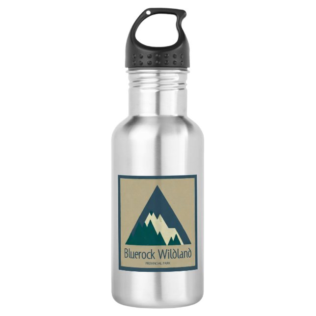 Bluerock Wildland Provincial Park Rustic 532 Ml Water Bottle (Front)