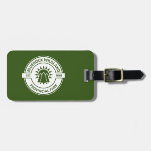 Bluerock Wildland Provincial Park Sun Trees Luggage Tag