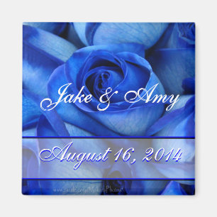 BlueRoses Couples magnet-customise Magnet