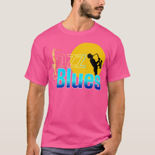 Blues and Jazz Music Gifts UHDR Quality T-Shirt