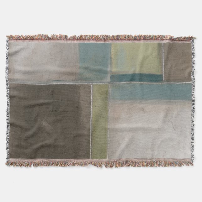 Blues at Dusk II Throw Blanket (Front)