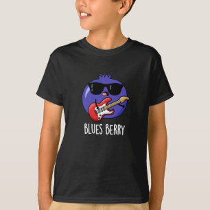 Blues Berry Funny Fruit Pun Dark BG T-Shirt