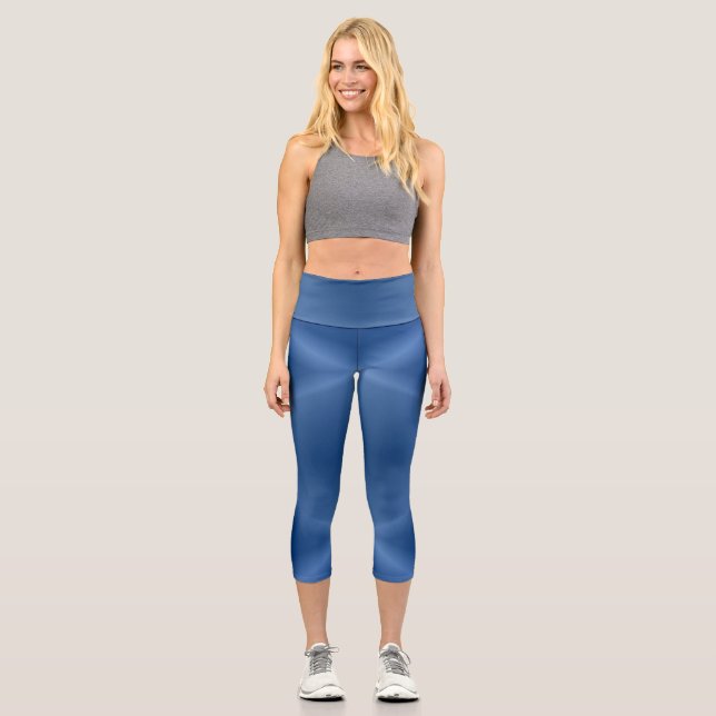 Blues Capri Leggings (Front)
