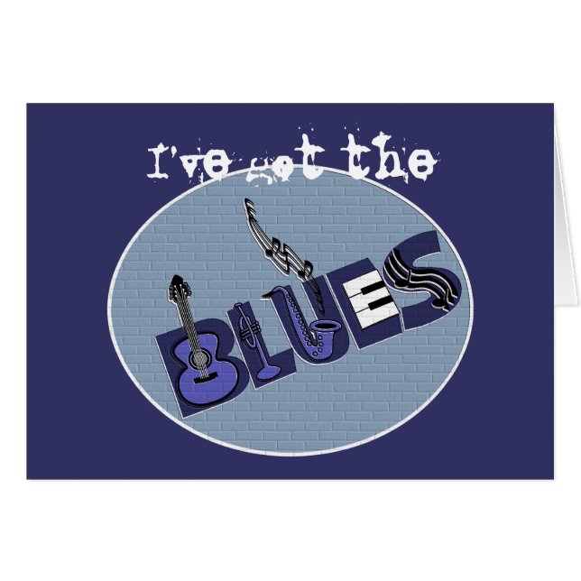 Blues Card (Front Horizontal)