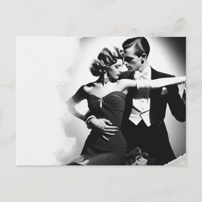 Blues Dancers Postcard (Front)