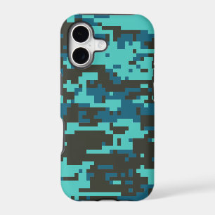Blues Digital Camo Pattern