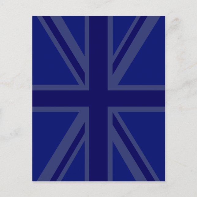 Blues for a Union Jack British Flag Flyer (Front)