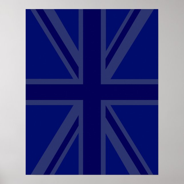 Blues for a Union Jack British Flag Poster (Front)