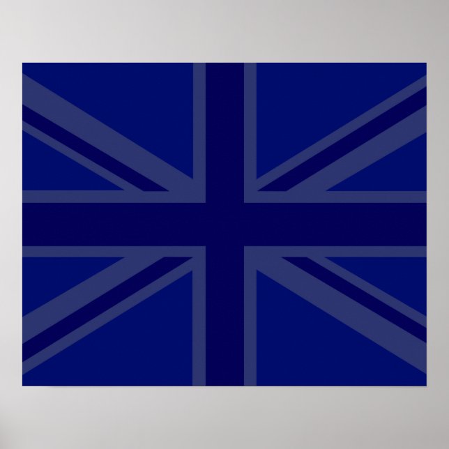 Blues for a Union Jack British Flag Poster (Front)