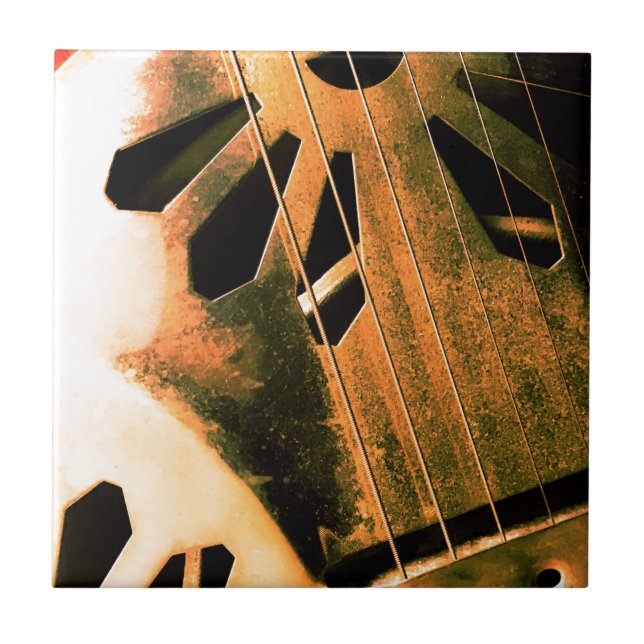BLUES GUITAR TILE (Front)