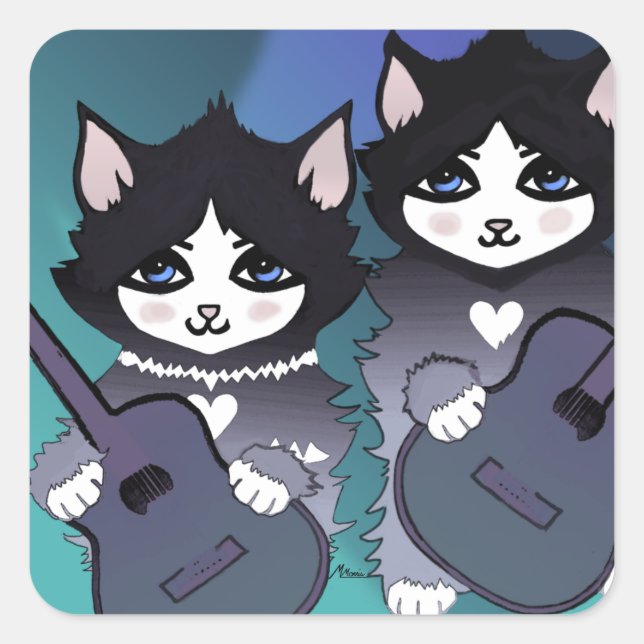 Blues Guitars Sticker (Front)