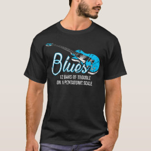 Blues Music Band Lover Harmonica Teacher T-Shirt