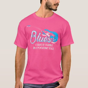 Blues Music Band Lover Harmonica Teacher T-Shirt