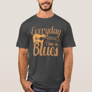 Blues Music Band Lover Vintage Guitareacher Funny T-Shirt