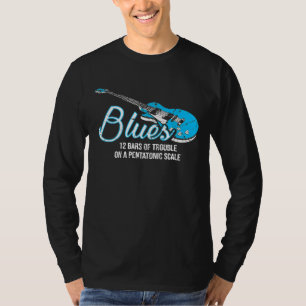 Blues Music Music Band  Harmonica Teacher T-Shirt