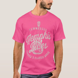 Blues Music Usa Guitar Vintage T-Shirt