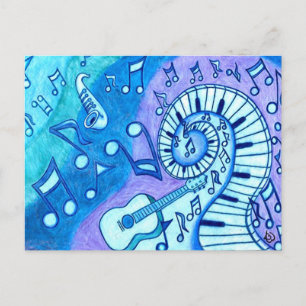 Blues Postcard