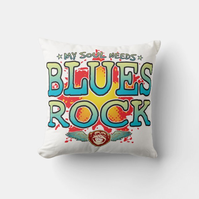 Blues Rock Soul Cushion (Front)