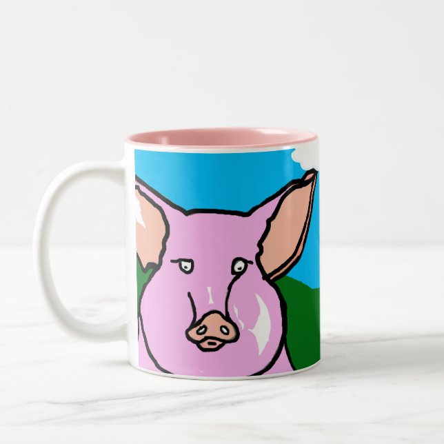 BlueSkyPigs Mug (Left)