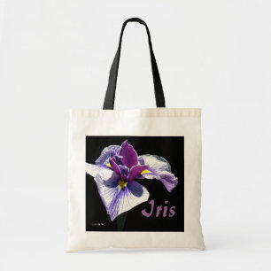 Bluest Purple Iris Tote Bag