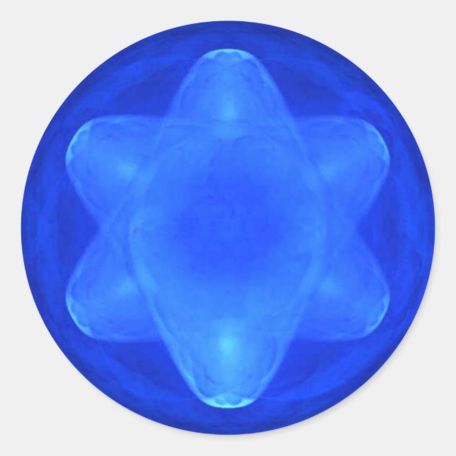 Bluestar Classic Round Sticker (Front)