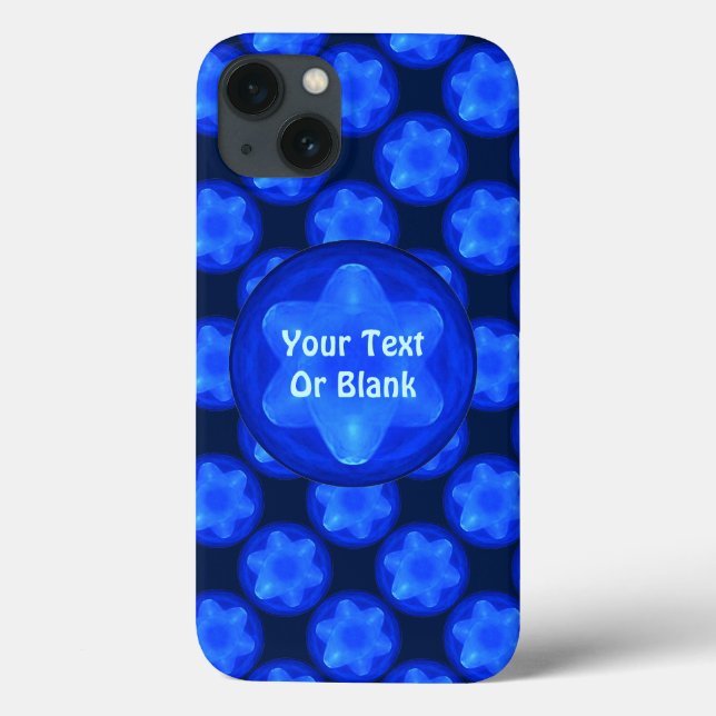 Bluestar Fractal Case-Mate iPhone Case (Back)