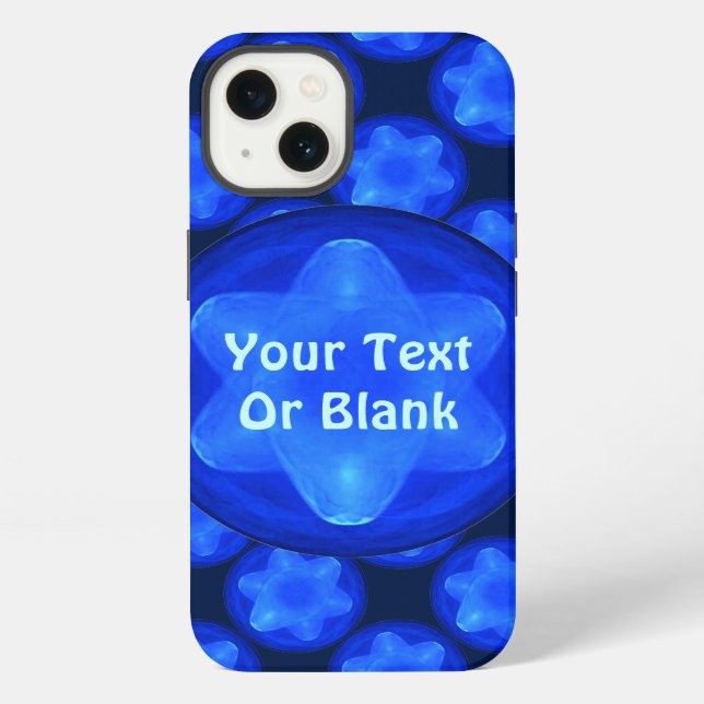 Bluestar Fractal iPhone Case (Back)