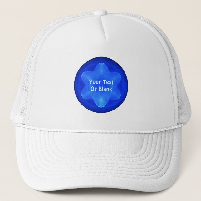 Bluestar Fractal Trucker Hat (Front)