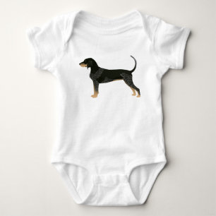 Bluetick Coonhound Basic Breed Customisable Design Baby Bodysuit
