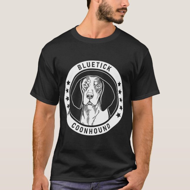 Bluetick Coonhound Fan Gift T-Shirt (Front)