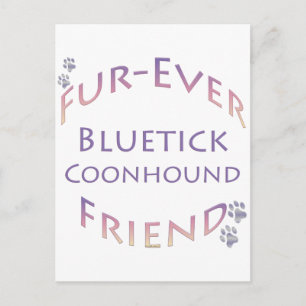 Bluetick Coonhound Furever Postcard