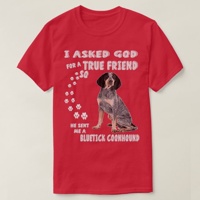 Bluetick Coonhound Gifts For Bluetick Mum Bluetick T-Shirt (Design Front)