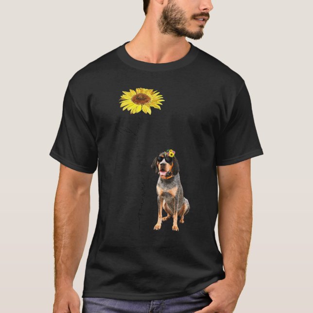 Bluetick Coonhound My Friends My Sunshine T-Shirt (Front)