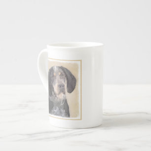 Bluetick Coonhound Painting - Cute Original Dog Ar Bone China Mug
