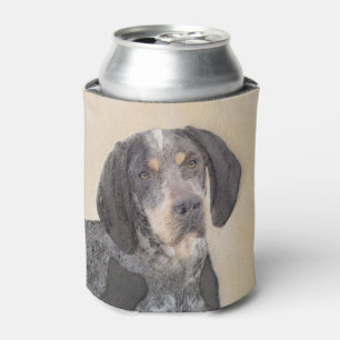 Bluetick Coonhound Painting - Cute Original Dog Ar Can Cooler