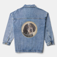 Bluetick Coonhound Painting - Cute Original Dog Ar
