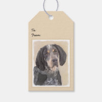 Bluetick Coonhound Painting - Cute Original Dog Ar