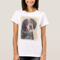 Bluetick Coonhound Painting - Cute Original Dog Ar