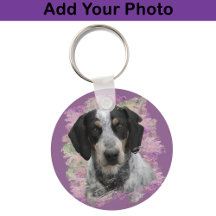 Bluetick Coonhound Pink Lilac  Dog Lover Photo  