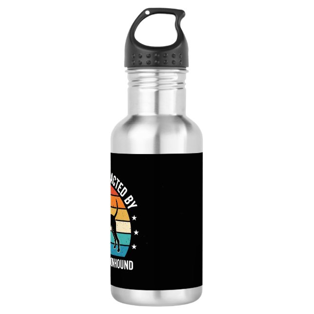 Bluetick Coonhound Retro Sunset Dog 532 Ml Water Bottle (Front)