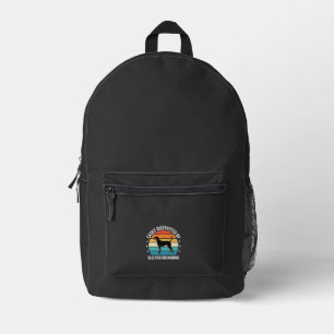 Bluetick Coonhound Retro Sunset Dog Printed Backpack