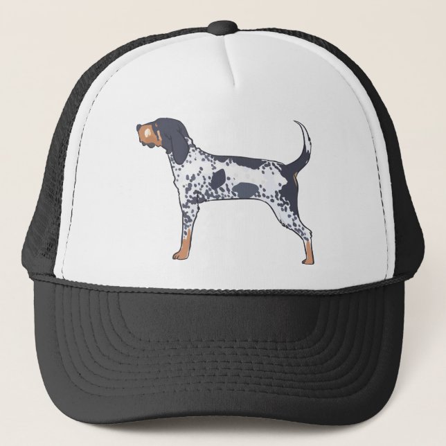 Bluetick Coonhound Trucker Hat (Front)