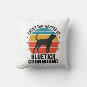Bluetick Coonhound Vintage Dog Lover Shirt Design_ Cushion