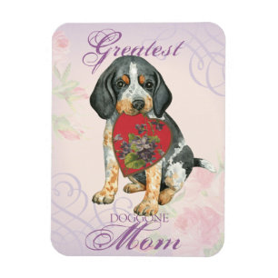 Bluetick Heart Mum Magnet