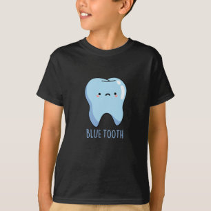 Bluetooth Funny Technical Blue Tooth Pun Dark BG T-Shirt