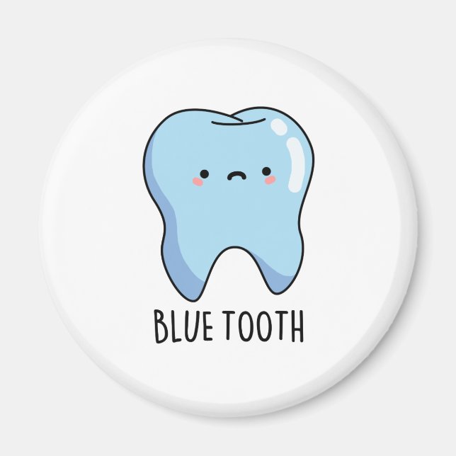 Bluetooth Funny Technical Blue Tooth Pun  Magnet (Front)