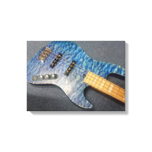 BlueWave Bass Guitar Canvas