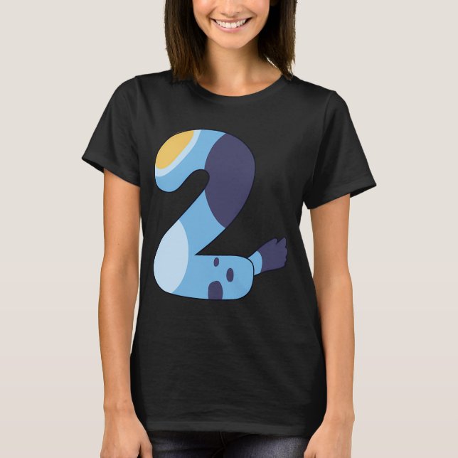 Blueysss 2 Birthday T-Shirt (Front)